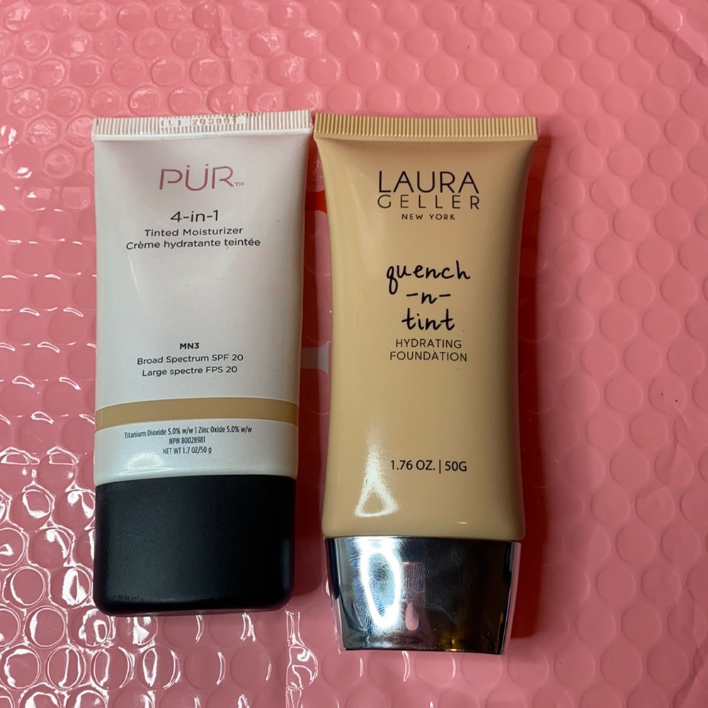 Tinted moisturizer and foundation